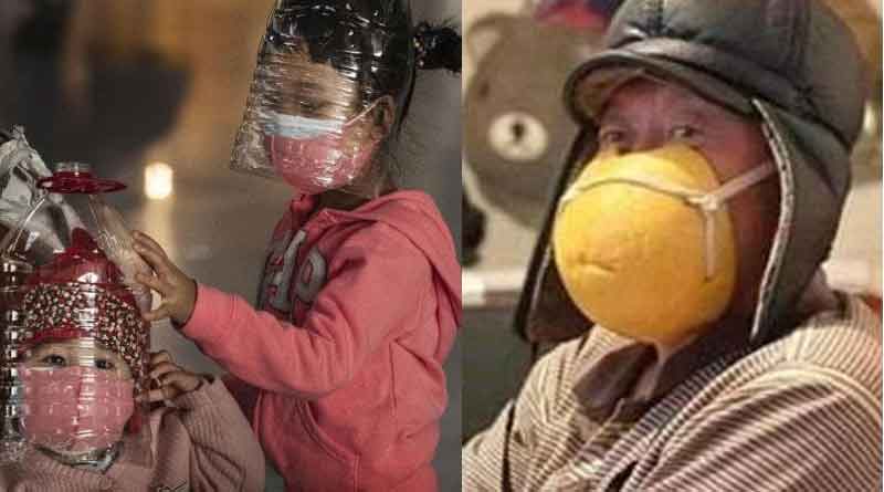 People are making coronavirus masks out of fruit, bras