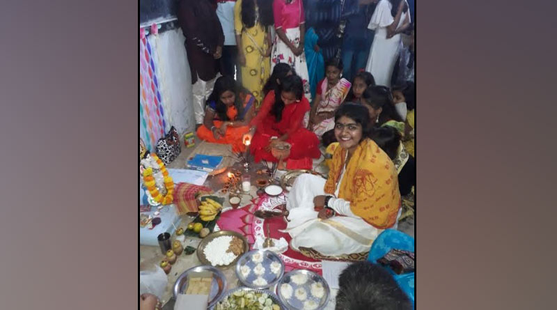 A school of siliguri changing the tradition of saraswati puja