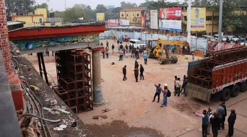 Swapan debnath visited Burdwan station after the mishap on last night