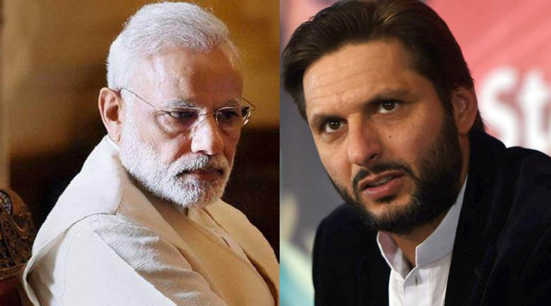Shahid Afridi blames PM Modi for India-Pakistan Relation