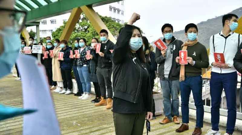 Doctors in Hong Kong threatens strike, demands border closure