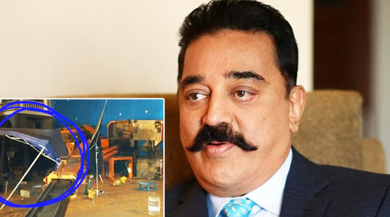 Fire breaks out at shooting set of actor Kamal Haasan