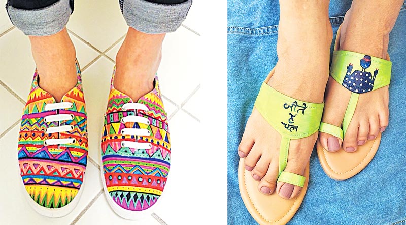 how to choose textile and hand painted shoe for you, here are tips