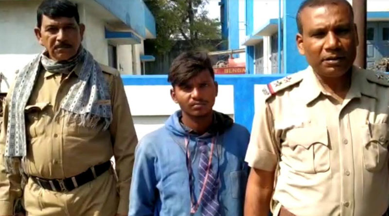 A youth arrested for kiddnapping his girlfriend in Purulia