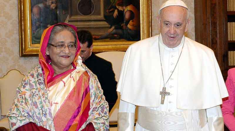 PM Sheikh Hasina meets Pope Francis in Vatican City