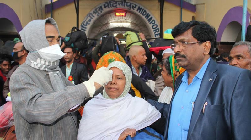 Bangladeshis, who came to Ursh festival is going through health check up