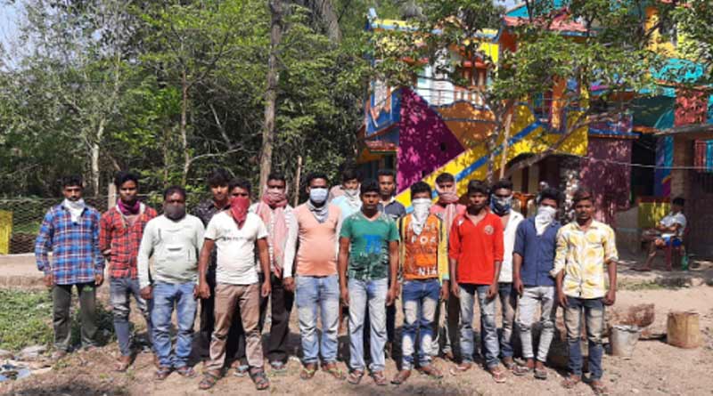 Some migrant worker stays in ghatal due to lockdown