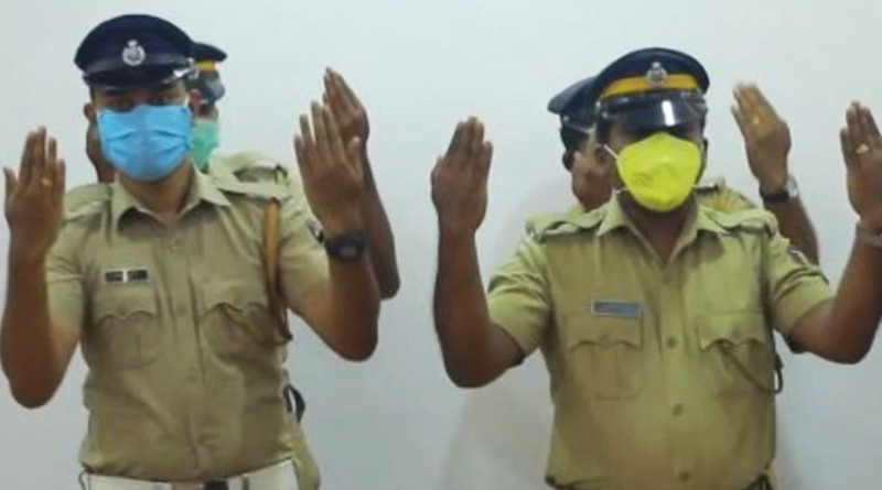 Video of Hand-washing dance by Kerala Police is viral
