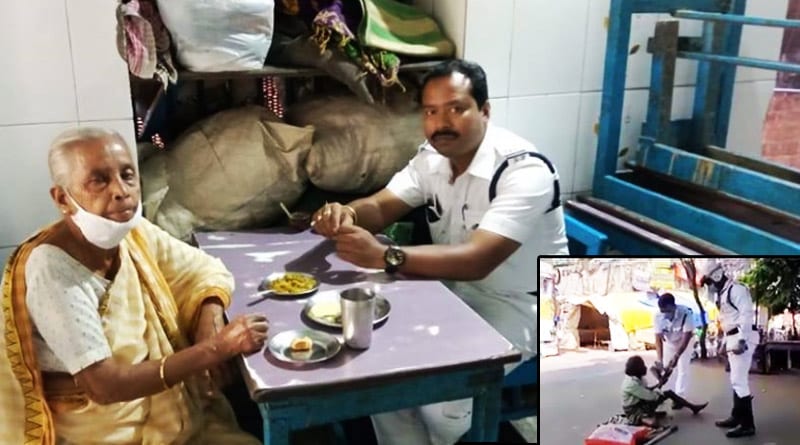Kolkata Police donates twelve days ration to old woman