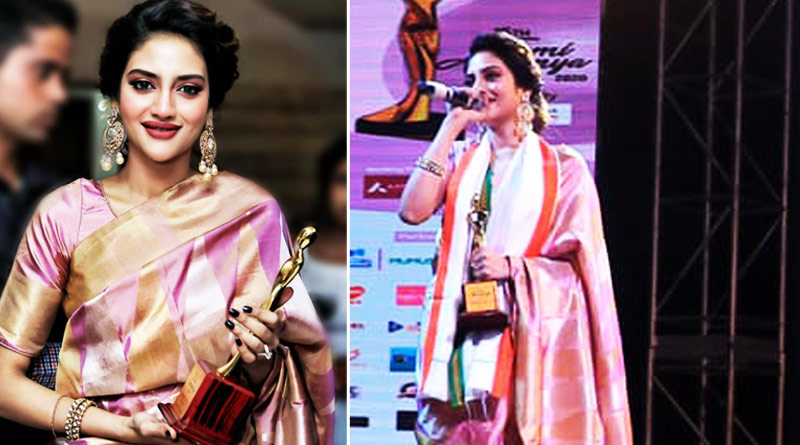 Nusrat Jahan recieved Tumi Ananya for excellence in parliamentary affair