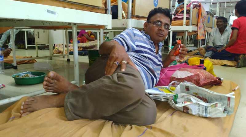 After drinking 'gomutra', a man admitted in Jhargram's hospital