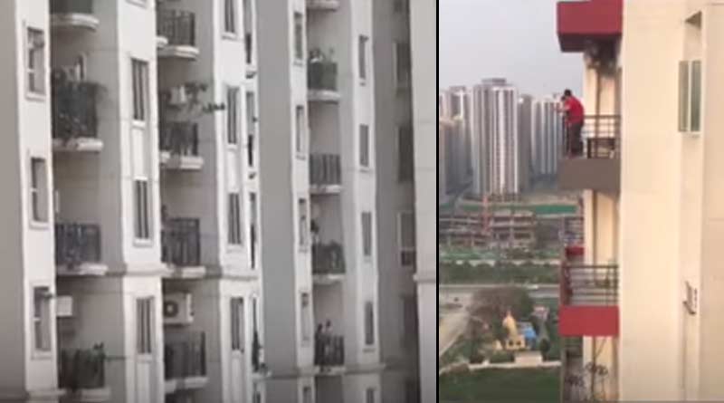 Rehearsal of clapping challenge for janata curfew on sunday in noida