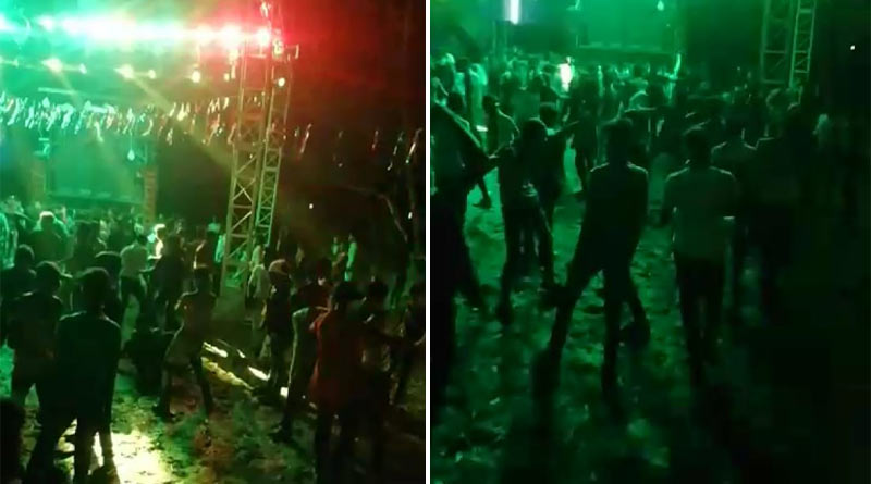 Youths make party at Khejuri during lockdown period