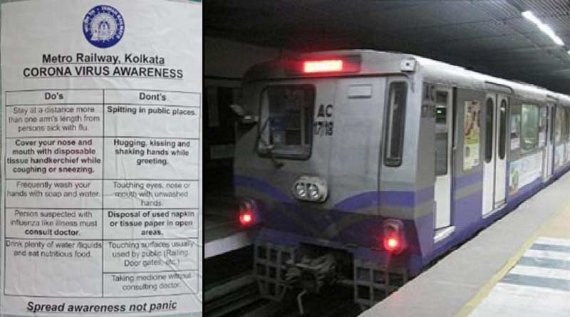 'Don't kiss', Kolkata Metro's coronavirus advisory sparks row