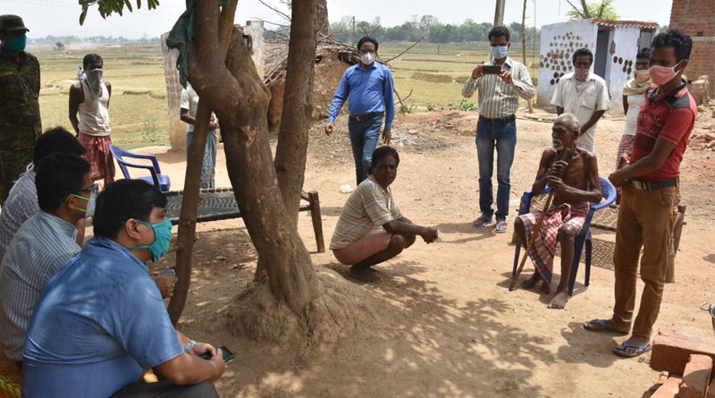 DM of purulia visits villages during lockdown and ask people what their problems