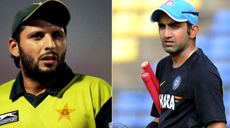 Gautam Gambhir slams Shahid afridi and reminded him his record