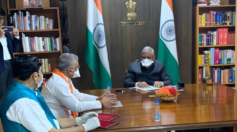 BJP leaders meets Governor Jagdeep Dhankhar over Coronavirus