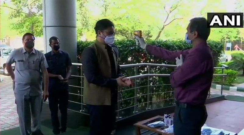 Union Ministers and officers have started to return to their offices