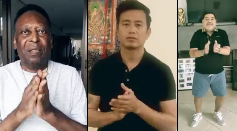 Bhaichung joins Pele and Maradona to pay tribute to corona warriors