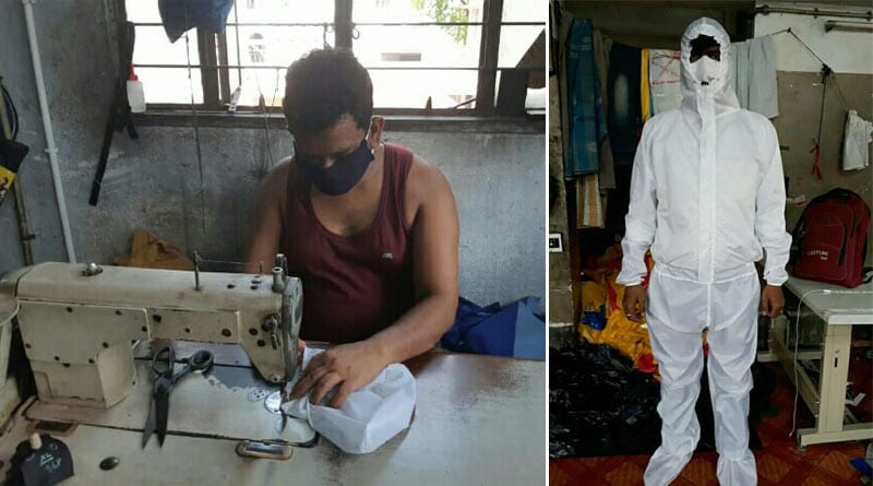 Belur boy made Personal protective equipment for health workers
