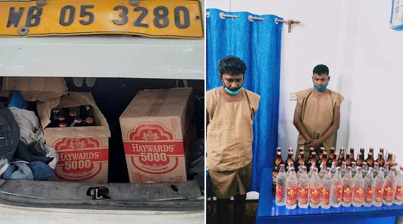 Kolkata police nabs two for selling liquor during lockdown