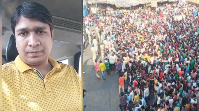 An accused arrest today for spread rumours in bandra on labour