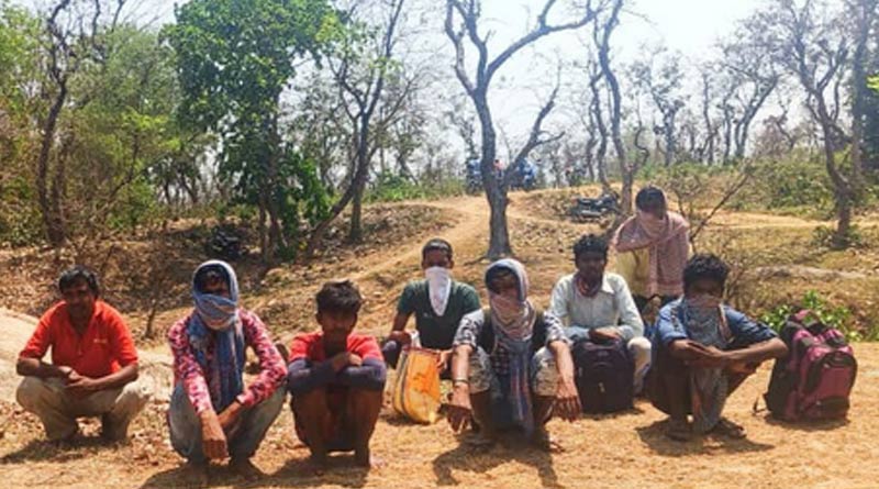 10 migrant labour Stuck in Jharkhand border near Jhalda for lockdown