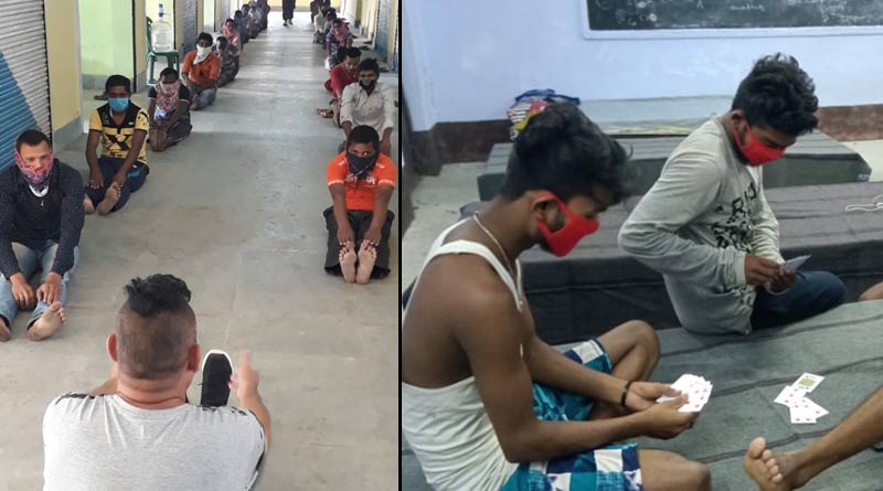 Purulia district administration arranges a joyful time for the quarentined period