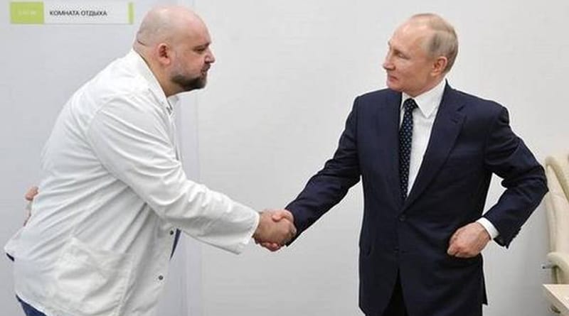Russian doctor who met Putin, diagnosed with coronavirus