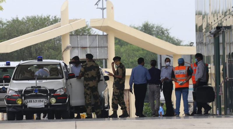 ICMT team visits Rajarhat Quarantine centre on thursday morning