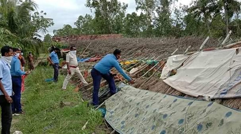 Strom hits South 24 pargana's sagardwip area on tuesday