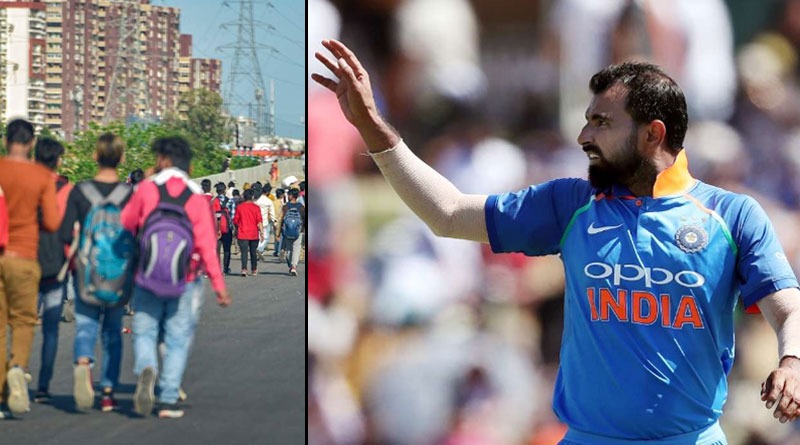 Mohammed Shami trying his best to help migrant workers in home town
