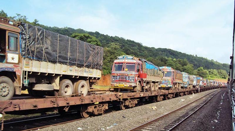 Railways to transport loaded truck amidst corona lockdown