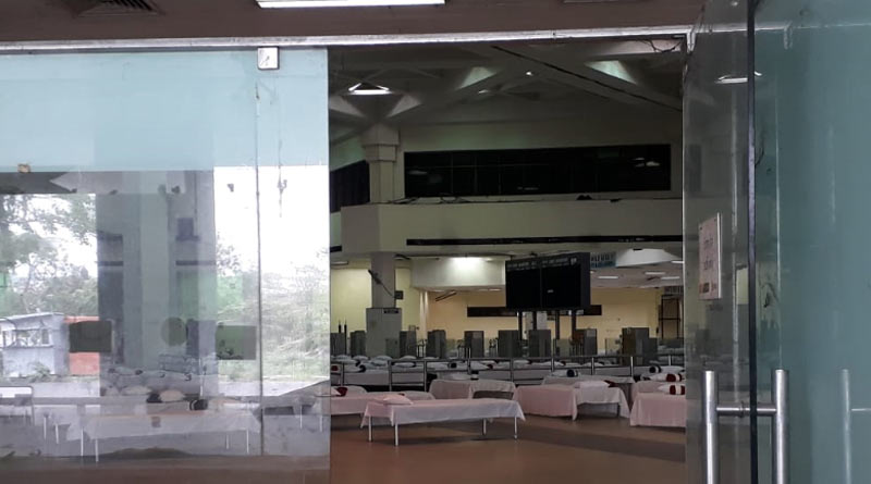 The airport quarantine center was closed within some days