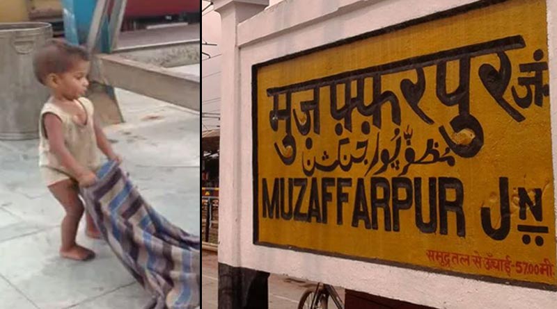 A baby tries to awake his dead mother in Bihar's Muzaffarpur