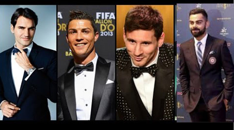 ROGER FEDERER top Forbes' list, Messi and Ronaldo follows