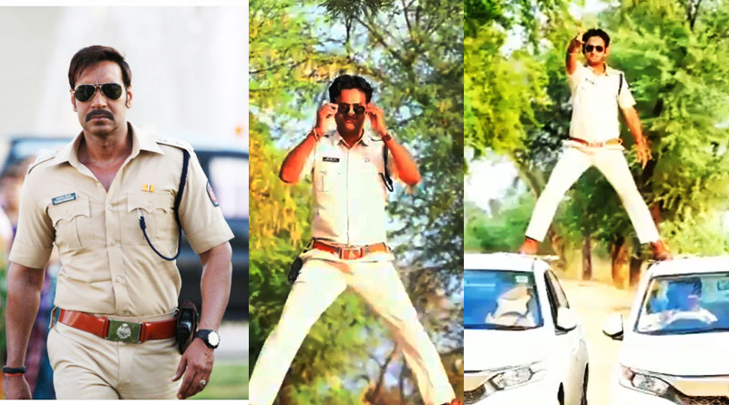 Madhya Pradesh's Cop performs Ajay Devgn’s, fined five thousand rupees