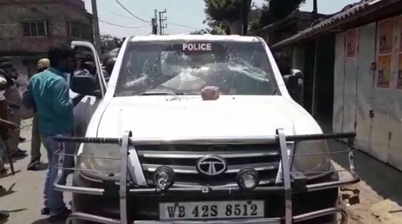 Cops beaten up by mob in baruipur on tuesday morning