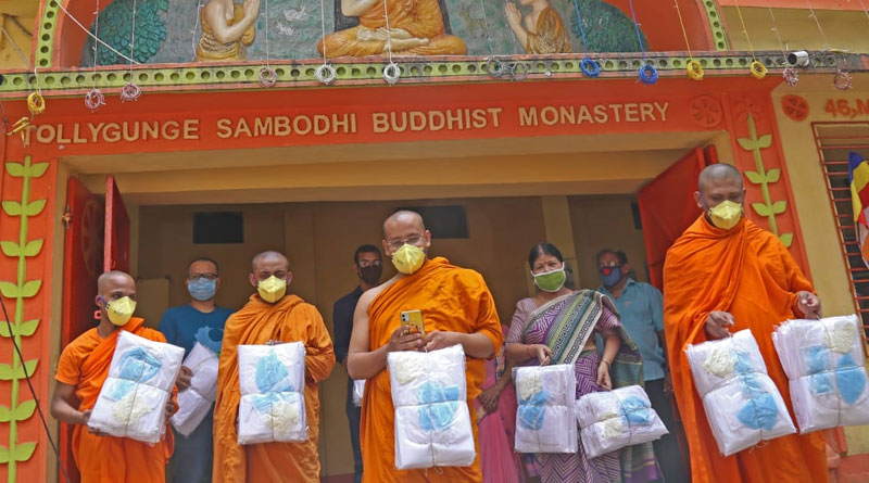 Tollygunge Sambodhi Buddhist Monastery celebrates Buddha Purnima