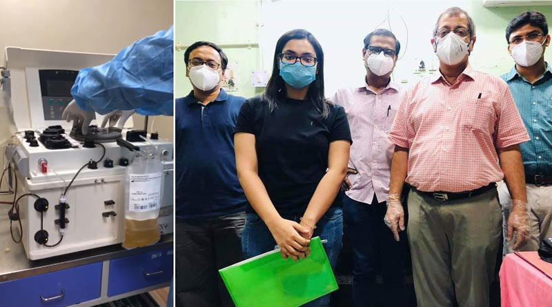 Corona survivor Manami Biswas donates plasma today