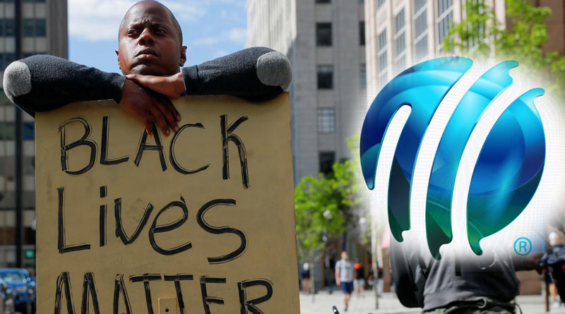 ICC posted a video on social media to protest against racism