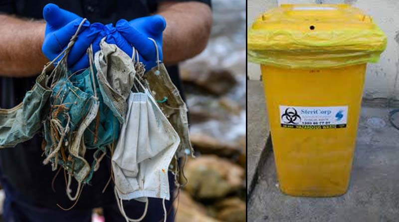 KMC to install Yellow dustbins for dispose used Mask and Gloves in City
