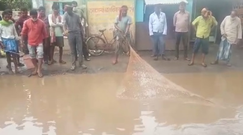 Local people of birbhum stage protest on wednesday