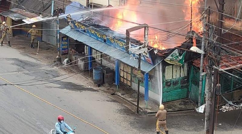 Barasat sweet shop commemorating Uttam Kumar-Kishore Kumar burnt in fire