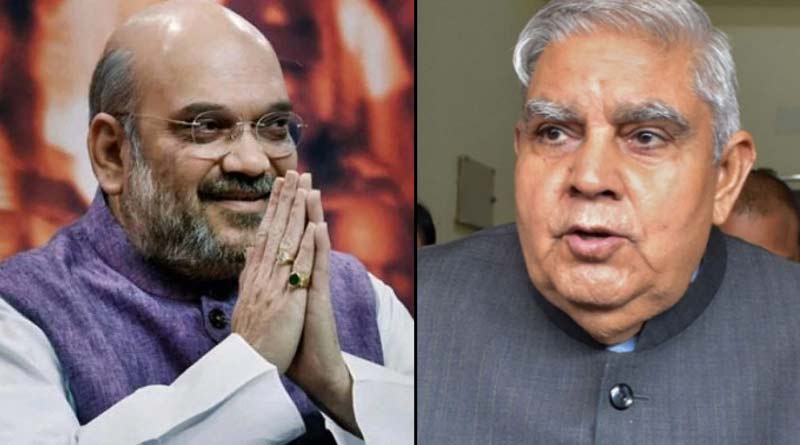 Will discuss issues with Home Minister today, tweeted Jagdeep Dhankhar