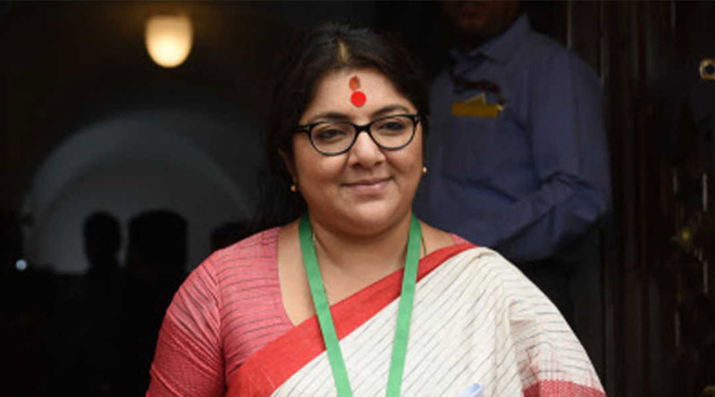 BJP MP Locket Chatterjee is one of the star campaigner in Uttarakhand Election 2022 | Sangbad Pratidin