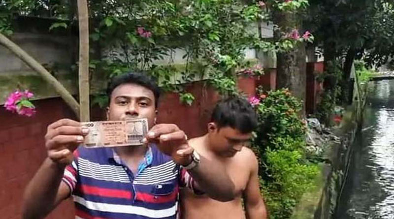 Money flows at Bangladesh drain
