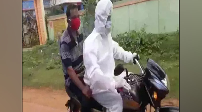 A TMC leader rushed a fever patient to hospital on his bike