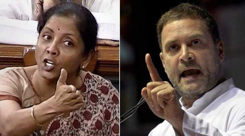 Nirmala Sitharaman says ‘Act of God’ , Rahul Gandhi says ‘Asatyagrahi’