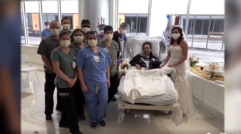 Texas: Man married fiancee in hospital while undergoing treatment for COVID-19